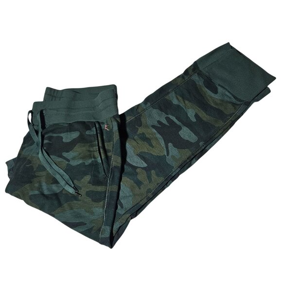Danskin Camouflage Jogger Sweatpants Womens Size XL Green Active Loungewear - Picture 1 of 5